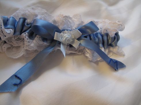 handmade wedding garter