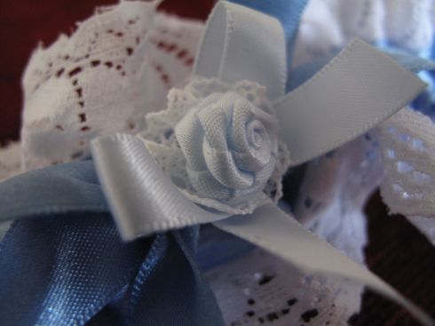 wedding garter rose